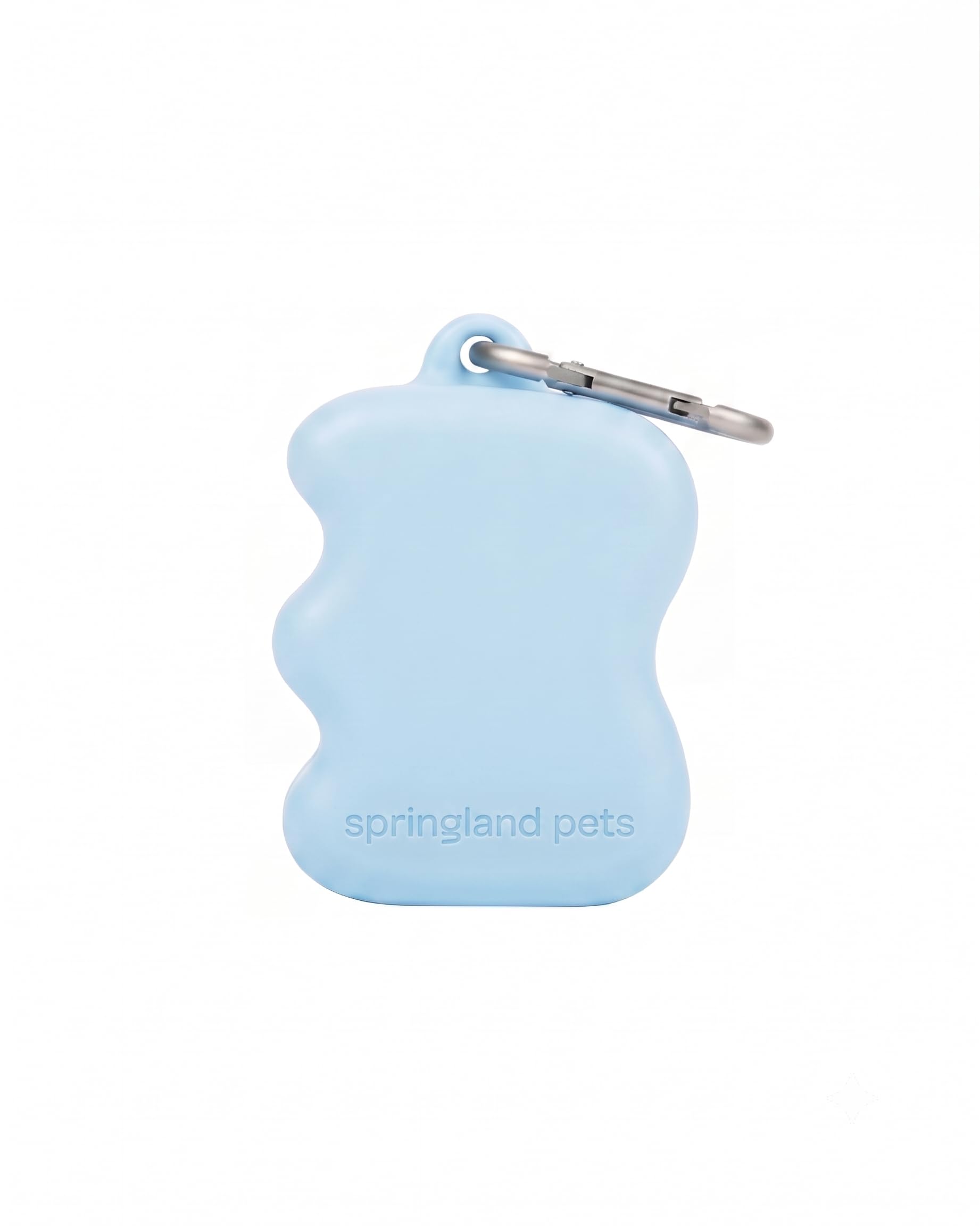 Bolsa de golosinas para perros Springer en silicona grado alimenticio azul cielo