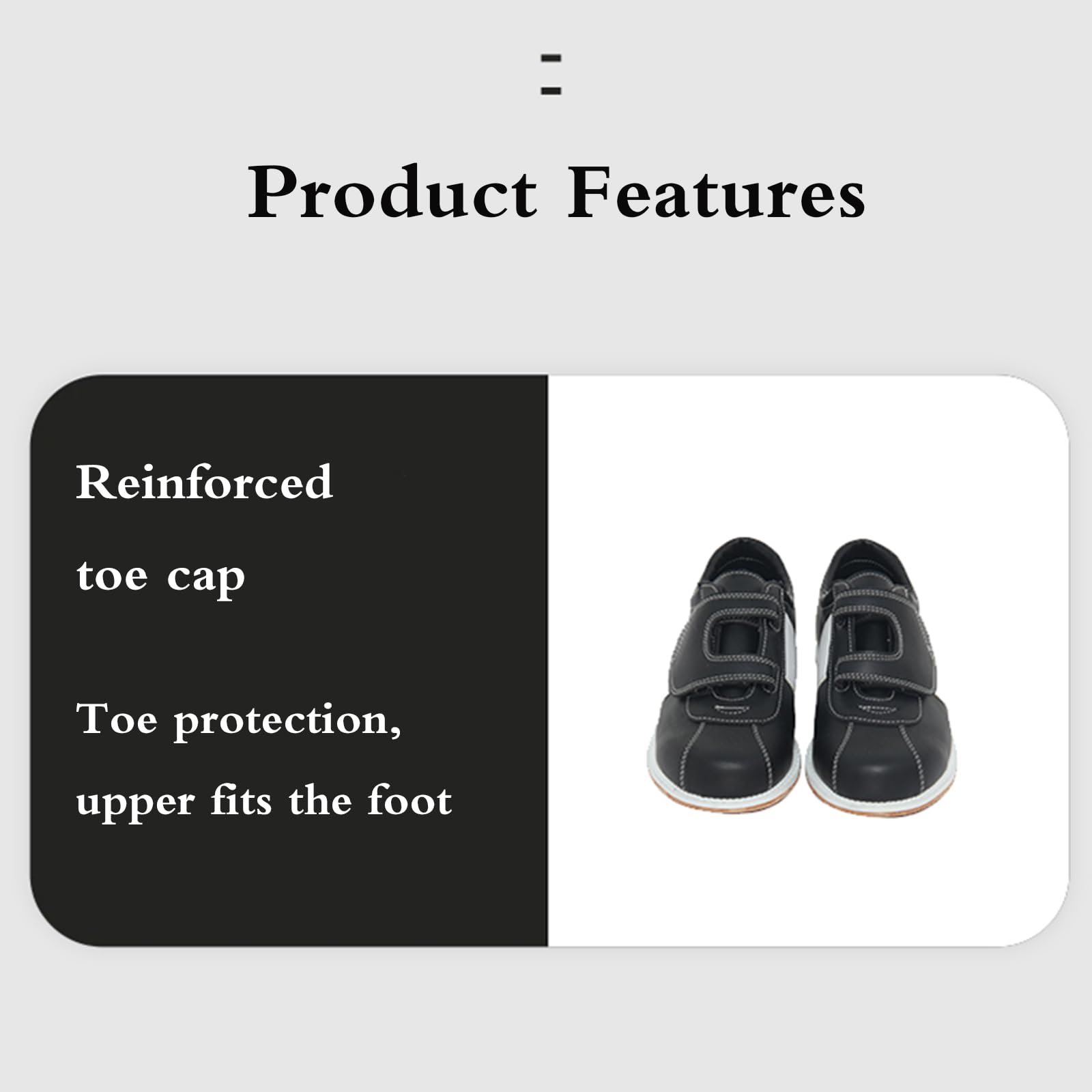 Hommes Chaussures De Bowling,Femmes Chaussures De Bowling,Cuir Chaussures De Bowling,Amortissement RéSistant à l'usure,Auto-AdhéSives,Respirantes,pour Les Quilleurs Droitiers