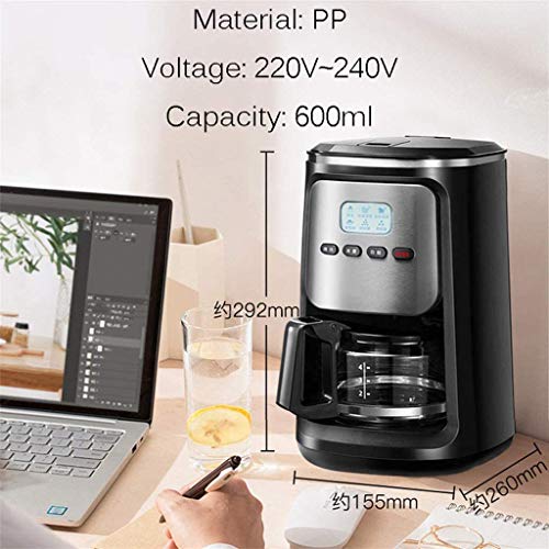 Cafetera automática con molinillo y tanque de 600 mL miniatura 2