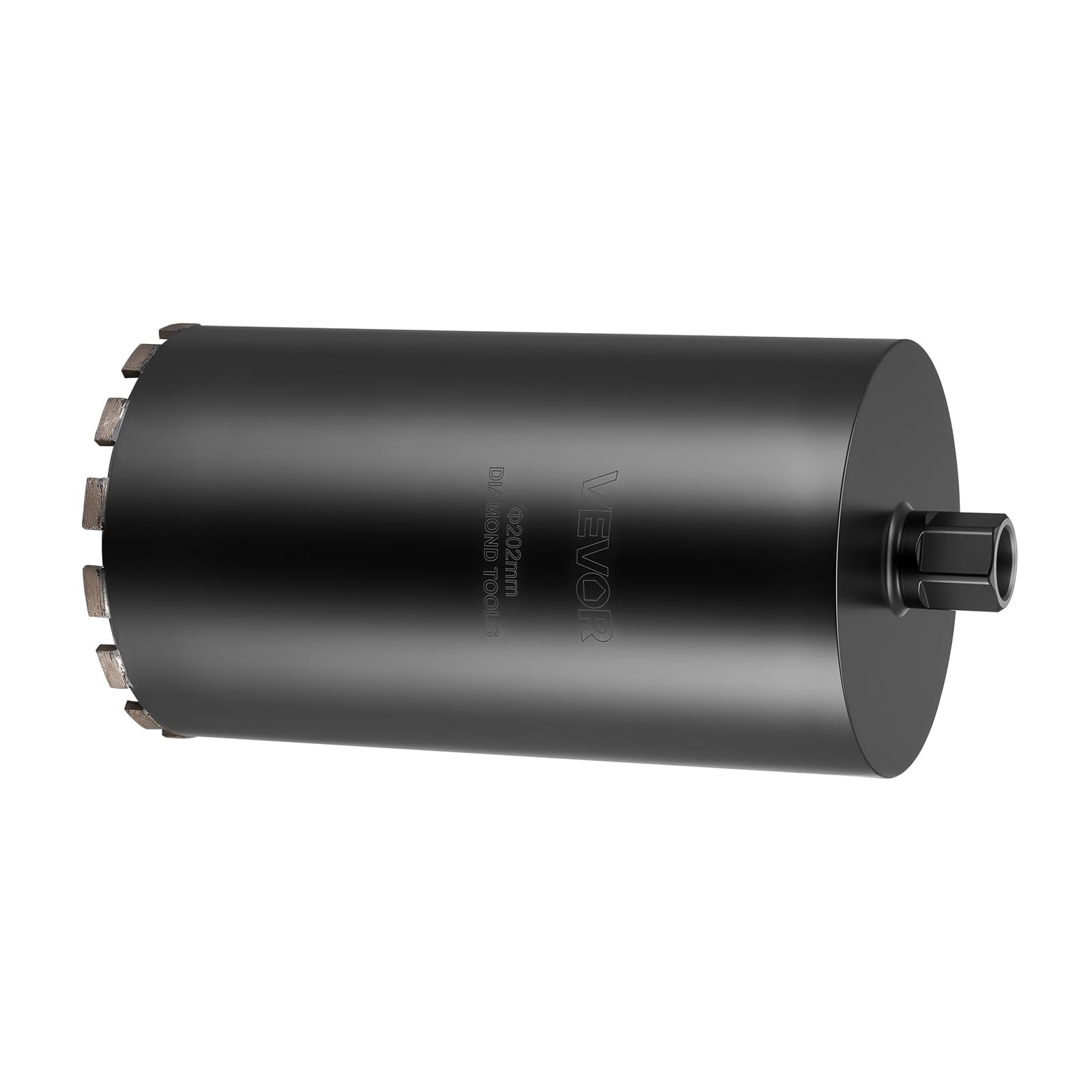 VEVOR Broca de Diamante para Perforación en Húmedo, 203 mm de Diámetro, 356 mm Profundidad de Perforación, Tecnología de Soldadura de Alta Precisión, para Hormigón Armado, Ladrillo y Mampostería