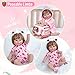 JIZHI Lifelike Reborn Baby Dolls - 20 Inch Soft Full Vinyl Body Realistic-Newborn Baby Dolls Adorable Poseable Real Life Baby Dolls with Feeding Kit & Gift Box for Kids Age 3 +