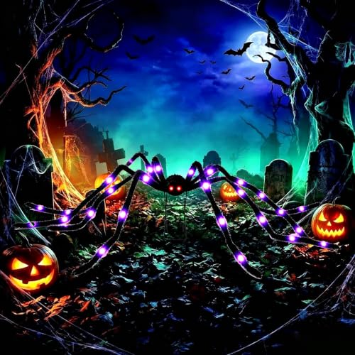 Light-Up Halloween Spiders DROPS TO - image 7