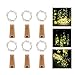 Produktbild Flaschenlicht, ALED LIGHT Weinflaschen Lichter 6 Kork Flasche Mini Lichterkette Flaschenbeleuchtung 100cm 20Leds Kupferdraht Licht Sternenlicht für Flasche DIY Weihnachten Hochzeit Party Halloween