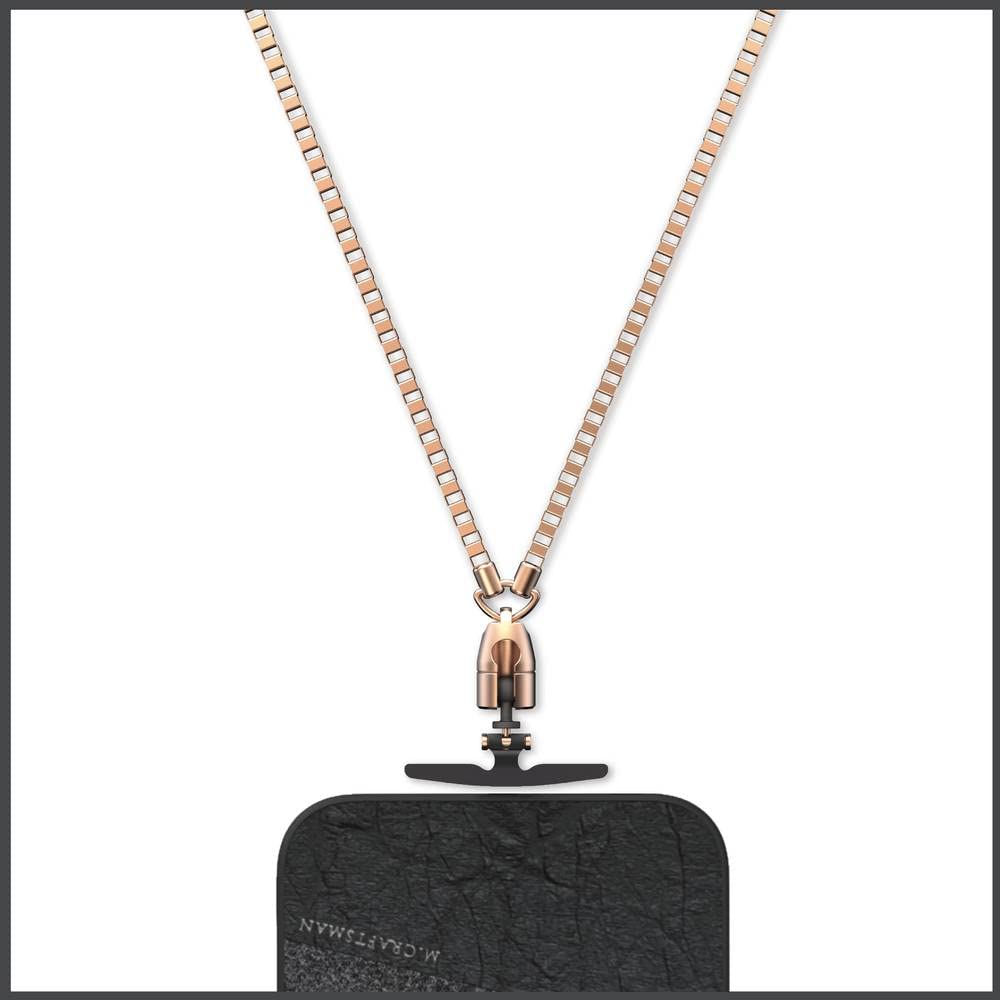 M.CRAFTSMAN ショルダーストラップ Yoggle Chain 18K Amazon | スマートフォン用ネックストラップ M.CRAFTSMAN Yoggle Chain