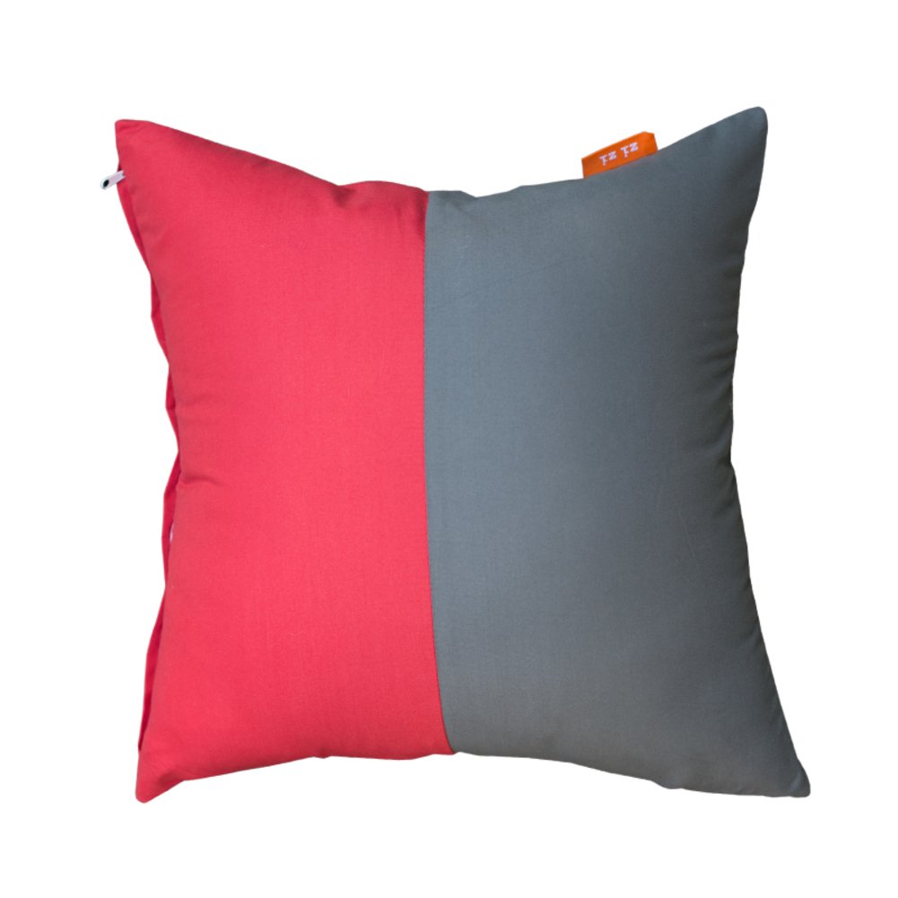 Taie d’oreiller câlin de fibre chimique L 45x45cm pour canapé et lit