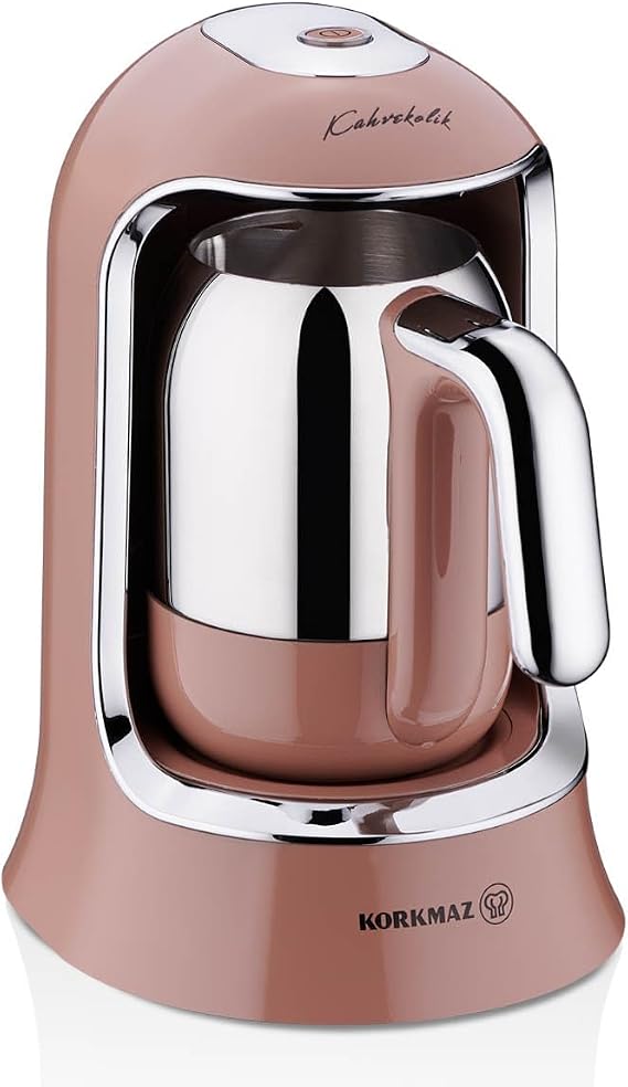 Korkmaz Kahvekolic Automatic Coffee Machine Mocha Chrome A860-17