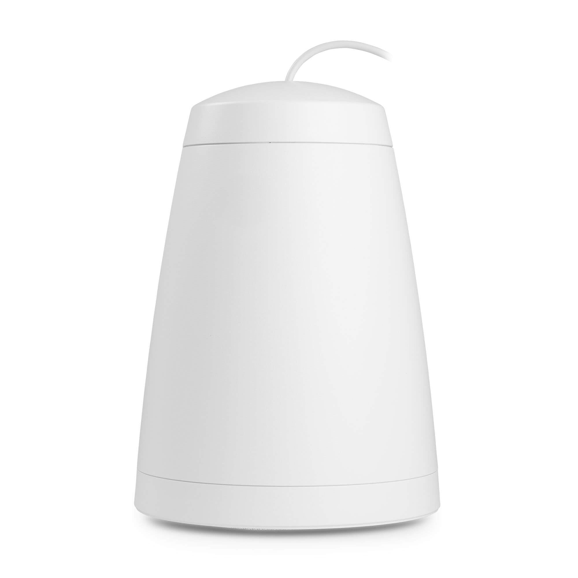 Power Dynamics Purity8W - Altavoz Colgante 100V 8 Pulgadas para Sonido Ambiental Profesional, música de Fondo, megafonía y Sistemas comerciales, Compatible con 8 ohmios y techos Altos, Color Blanco