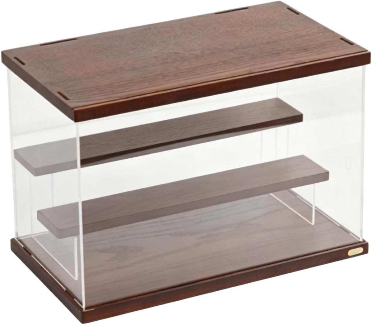 Freestanding Collectibles Display Box | Clear Acrylic Display Cabinet with Tiered Shelves, Dustproof, Showcase, for Tabletop, Bedroom, Office, Collectors, Hobbyists