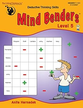 Paperback The Critical Thinking Mind Benders Book 5 School Workbook Book