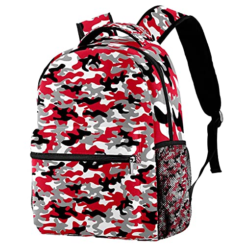 Sac à dos de voyage militaire avec porte-bouteille - Bagage de randonnée fille et garçon