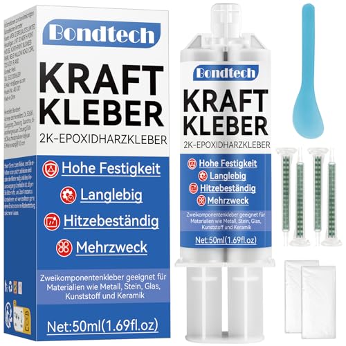 Produktbild von 2K Epoxidharz-Kleber 100-400g – 40 Min Topfzeit, Selbstverlaufend, Für Bastel & Co.