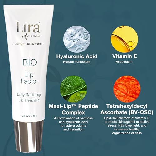 Lira Clinical BIO Lip Factor Lip Balm SPF 15 with Peptides and Vitamins