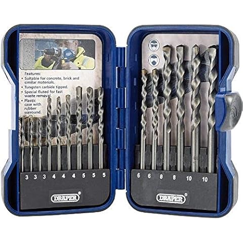 Draper TCT Masonry 15 Piece Drill Set Cover