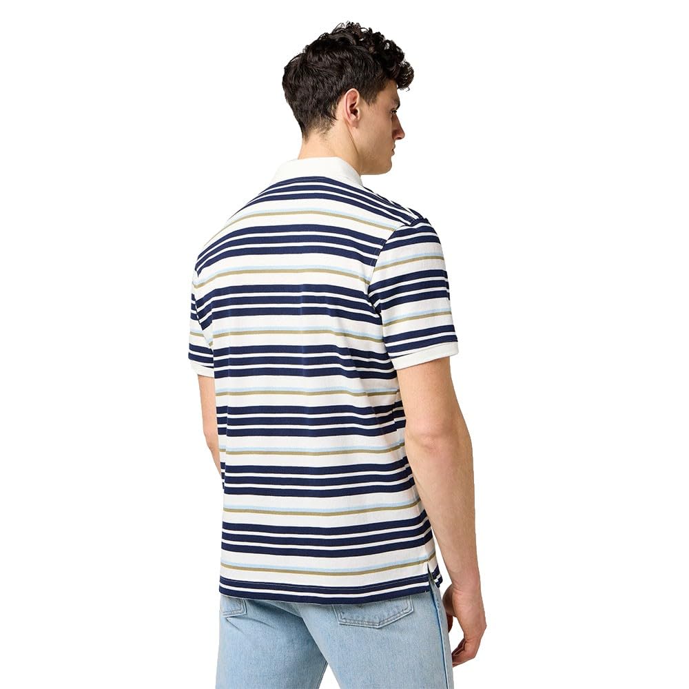 Wrangler Stripe Polo Shirt Polo Uomo