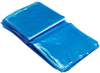 Healvian 250piezas Bolsa Para Lavar Botellas Desechable De Funda Para Botellas De Spray Color Azul Para Uso Diario y Viajes