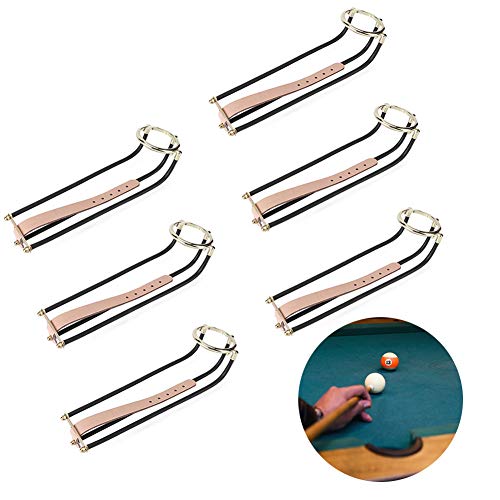 Poches de rail de table de billard Dilwe pour remplacement standard de 6 pièces - 6