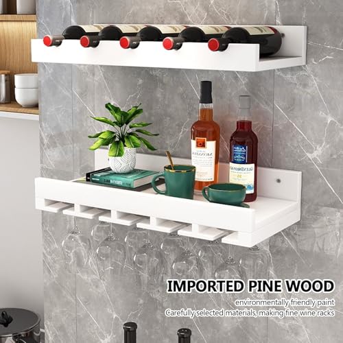 Support mural bouteilles de vin pour présentoir de bar