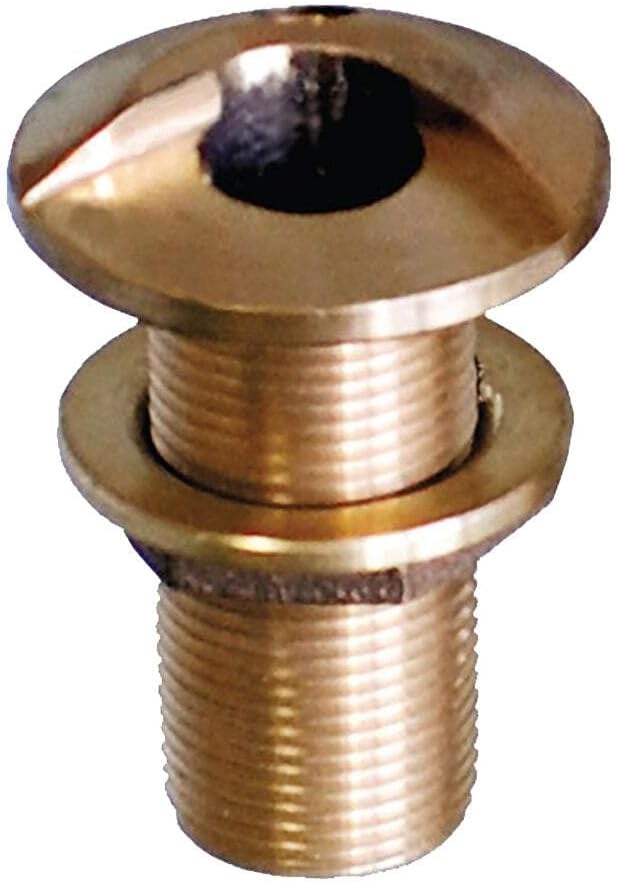 GROCO 2" Bronze High Speed Thru-Hull Fitting w/Nut