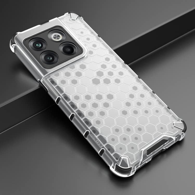 Image of Prime Retail Hard PC Back Case Cover for Oneplus 10T 5G Anti Slip Ultra Thin Shockproof Reinforced Corners (Transparent)