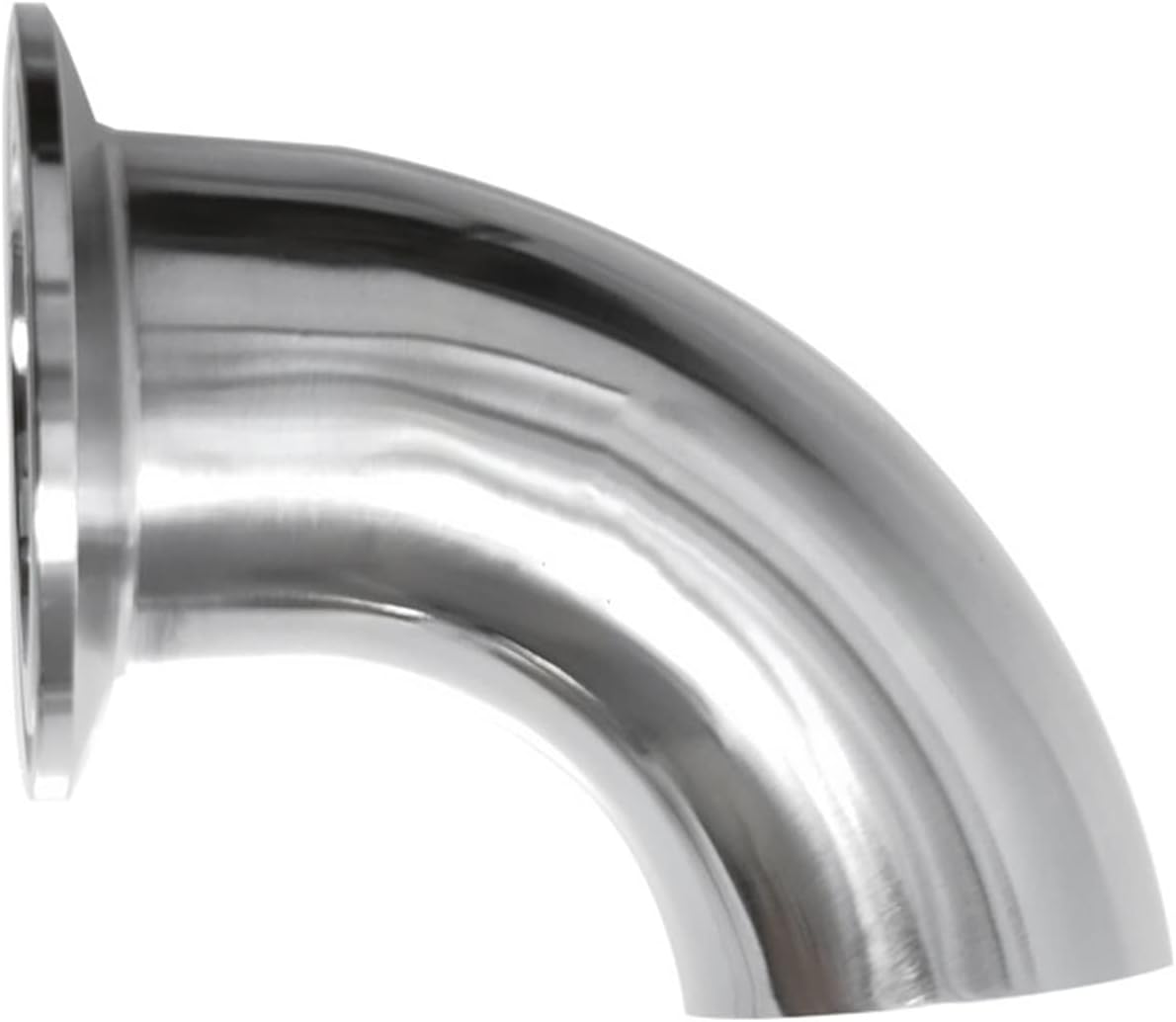 Stainless Steel Elbow Sanitary Tri Clamp 45 degree Elbow Weld Welding Bend 304 Stainless Steel(51mm)