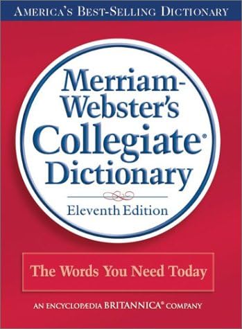 Merriam-Webster's Collegiate Dictionary (Laminated Cover)