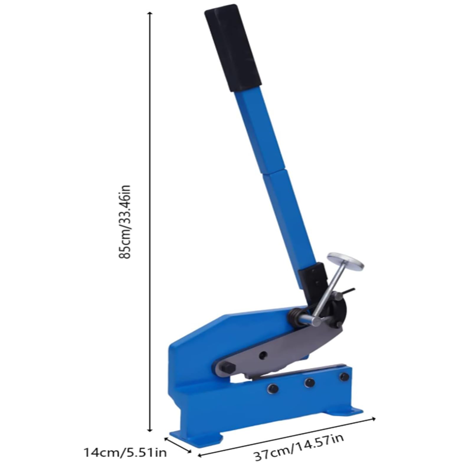 Máquina de corte manual para acero inoxidable, tira de acero, chapa metálica, Ind