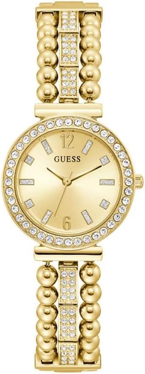 Guess Ladies Dress Ball & Crystal 30mm Watch