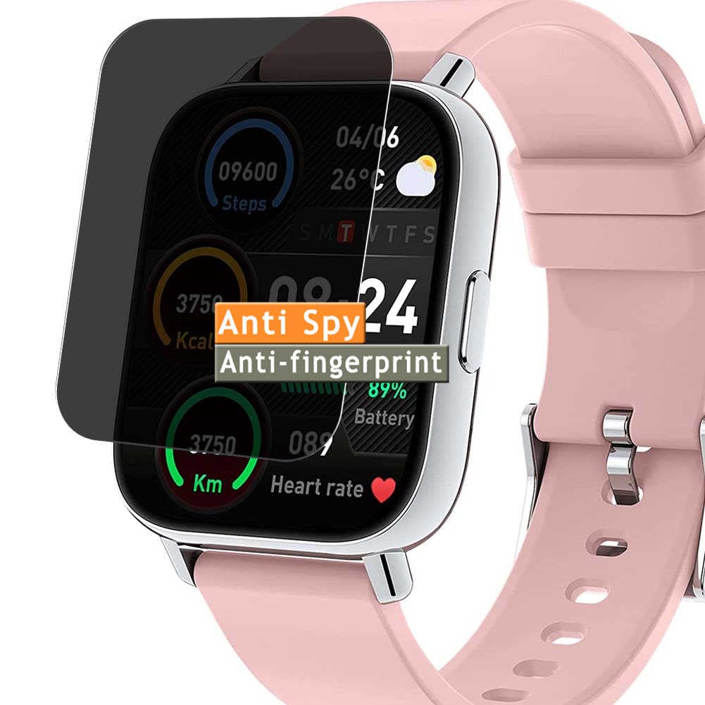 Privacy Screen Protector, compatible with Ordtop Togala P32 P32A 1.69" Smartwatch smart watch Anti Spy Film Protectors Sticker [ Not Tempered Glass ]