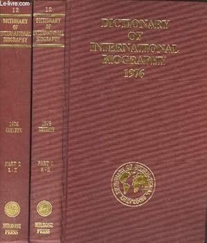 Hardcover Dictionary of International Biography Book