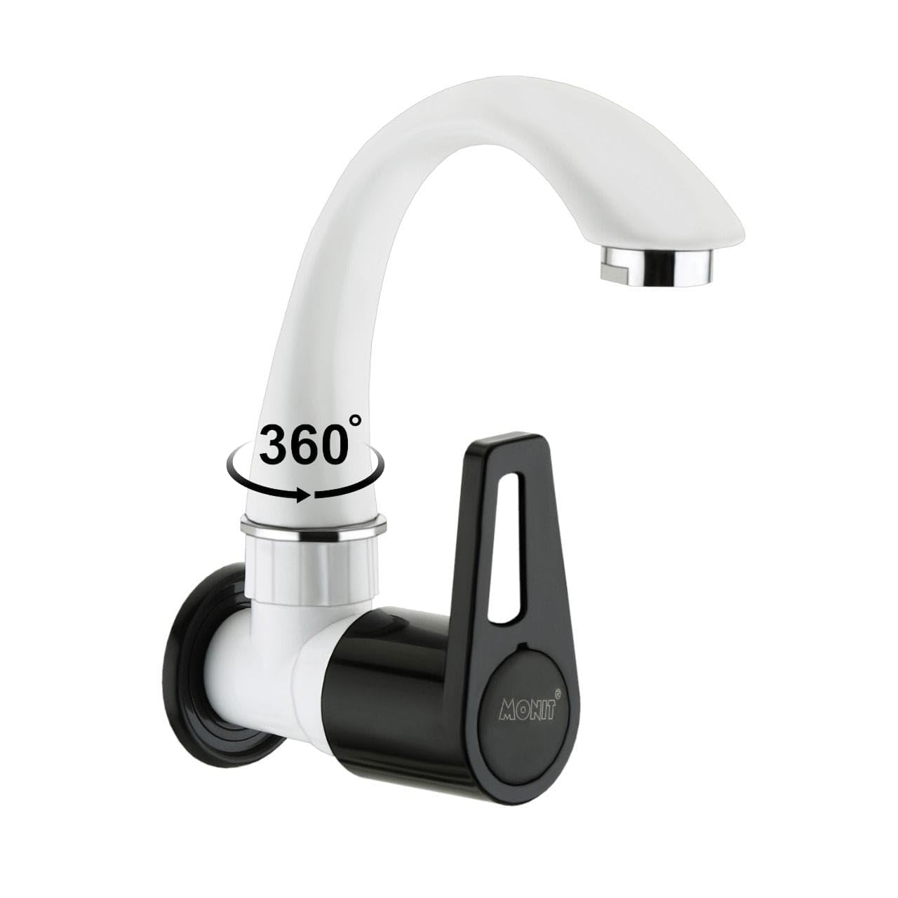 MONIT Eco Sink Cock Tap for Kitchen/Bathroom Wash Basins with Big Neck & Teflon Tape - Durable Plumbing Faucet 3