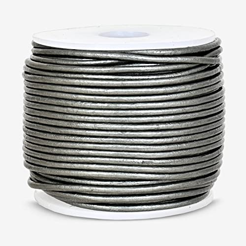 GENIQUE Real/Genuine Round Leather String Cord for Necklace Bracelets, Jewelry, Kumihimo Braiding - Image 2