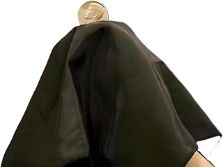 MilesMagic Magician's Deluxe Coin Production Hanky Gimmick Handkerchief | Stage Magic | Street Magic | Real Mid Air Produce Effect Close Up Magic Trick, Black