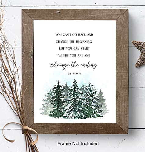 Motivational Positive Inspirational Quotes Decor Wall Art - Uplifting Encouragement Gifts For Women, Men - Uplifting Encouraging Sayings For Wall Decor - Home Office Posters 8X10 #TOP7