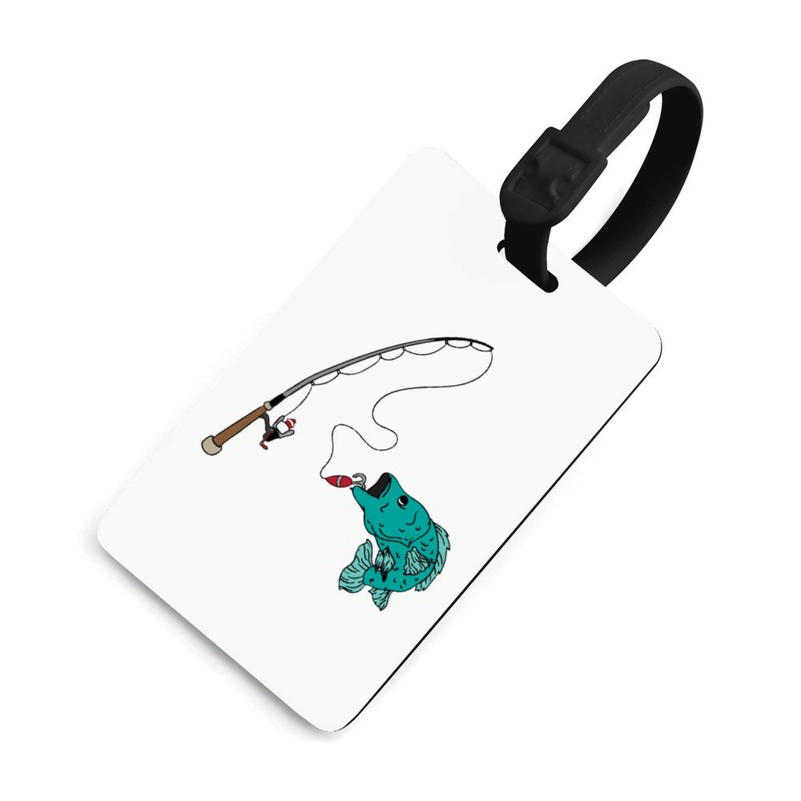 Amazon.co.jp: 荷物タグ 釣り 竿 フィッシュ 魚 ネームタグ ラゲージ