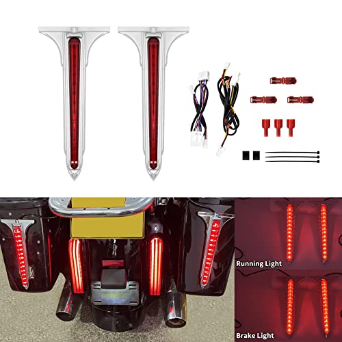 Luz trasera LED para alforjas moto Harley 1993-2013 miniatura 3