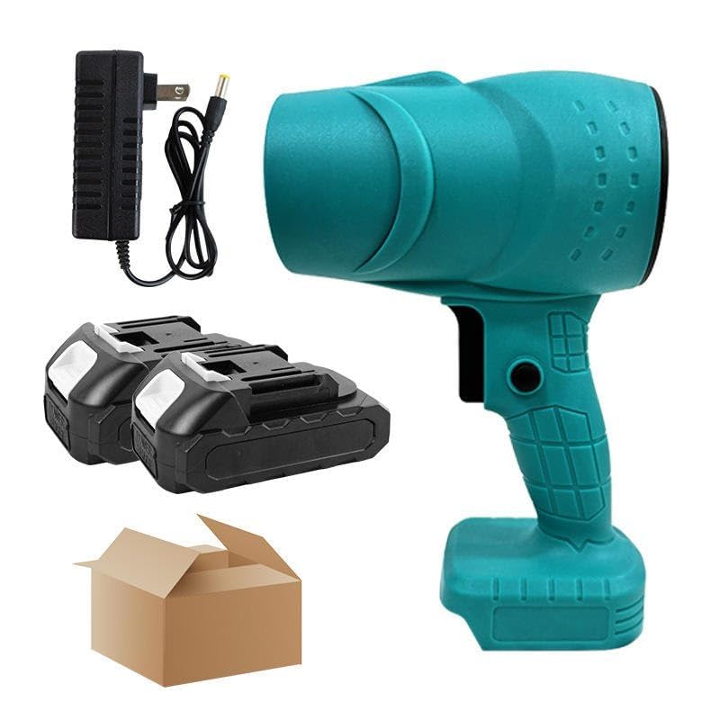 Jet Air Blower Cordless Car Dryer, 48V Rechargeable Portable Turbo Dry Air Blower with Single Battery, Adjustable Speed Lightweight Handheld Electric Dust Blower for Car Cleaning, Home, Garage (Blue)-image-19