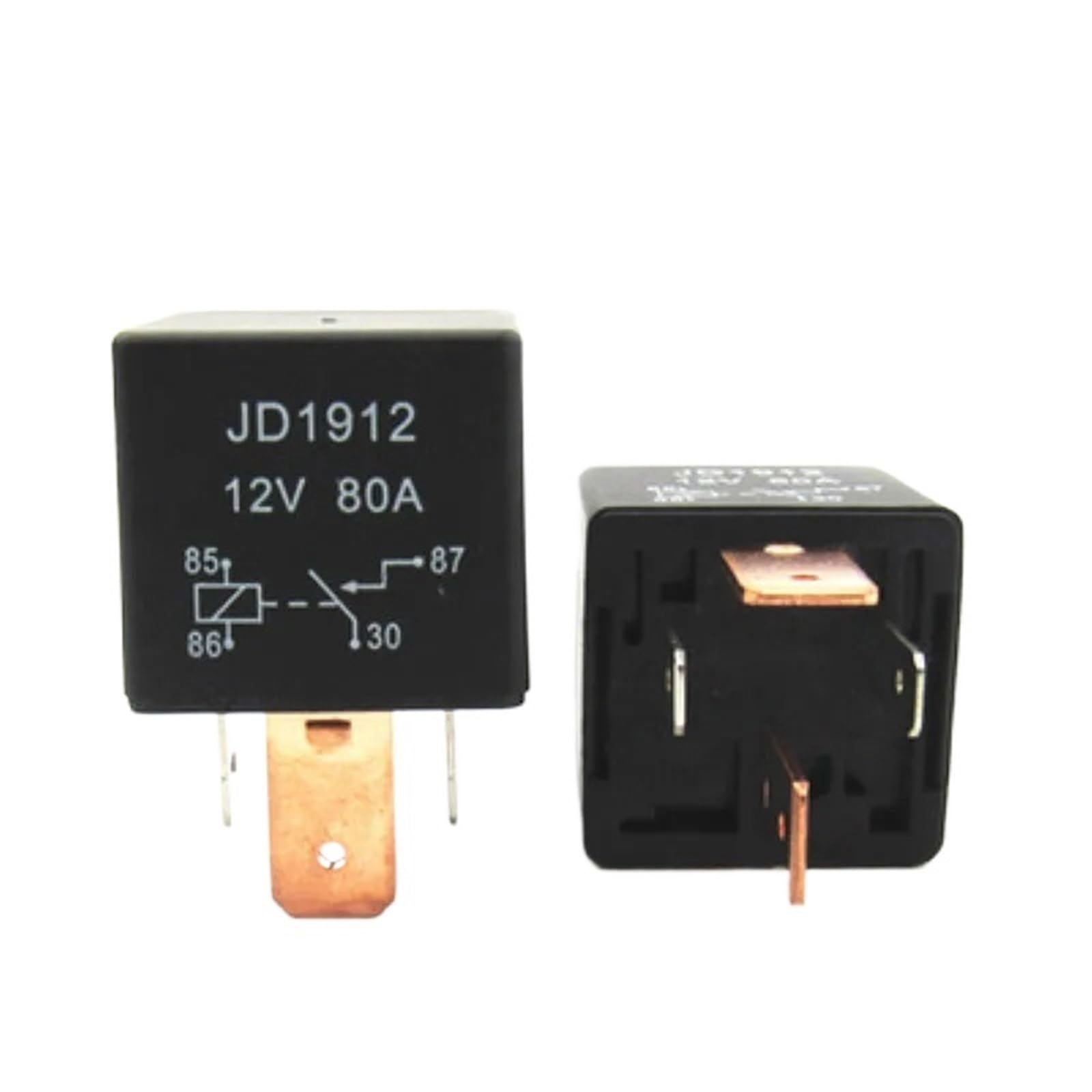 Relais voiture 4 pieds JD1912 12V pour climatiseur et démarreur de moteur