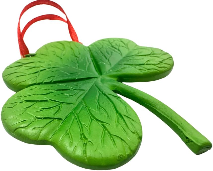 Irish Shamrock Ornament with Irish Blessing Prayer Card – Green Clover Hanging Decoration, St Patrick’s Day Gift, Irish Home Décor Keepsake - Image 4