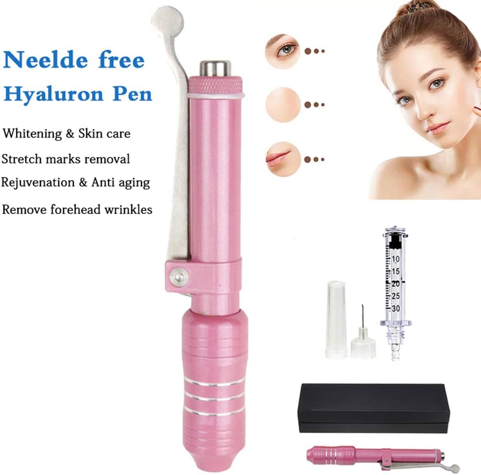 Hyaluron Gun Pen Mesotherapy Guns Atomizer Machine Painless Anti-Wrinkle Needles-Free Whiten Beauty Device