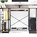 TOPSKY Computer Desk with Storage Shelves/23.2” Keyboard Tray/Monitor Stand Study Table for Home Office(46.5x19 inch, Rustic Brown)