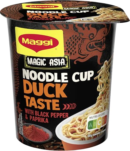 Maggi Magic Asia Noodle Cups, Sortimentsbox, Instant-Nudeln in 6 verschiedenen Geschmacksrichtungen, Leckere Fertiggerichte im praktischen Becher, 48er Pack (48 Becher) – Bild 4