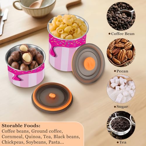 Envase de acero inoxidable para café 30 oz rosado miniatura 5