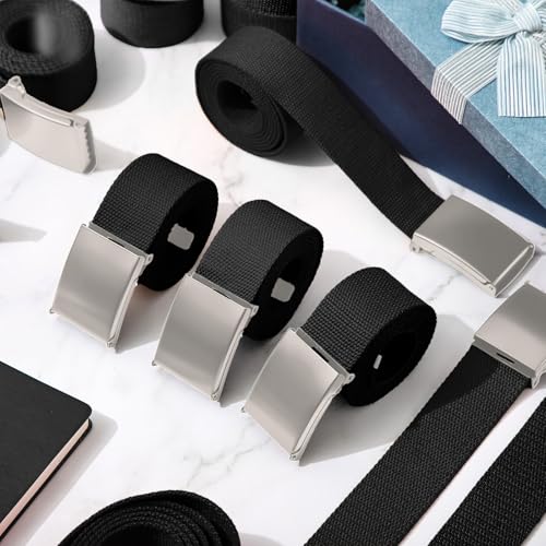 Image of Yahenda 20 Pcs Web Belt for Men Women Belt Adjustable Canvas girdle Golf Strap with Military Buckle Casual Web girdle