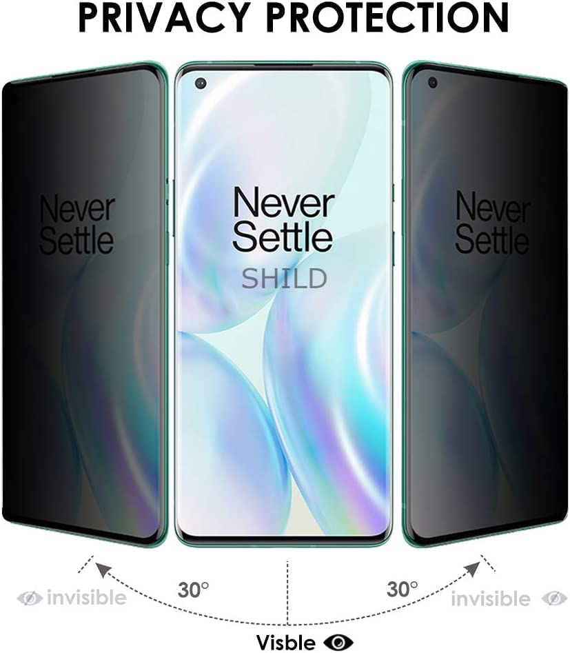 Image of SHILD� Privacy Tempered Glass For Moto Edge 50 Fusion 5G | Support Fingerprint Unlock Anti-Spy Screen Protector Guard For Edge 50 Fusion Full Screen Coverage /Hd /Easy Installation