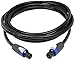 Benchmark Media Systems Stage and Studio Speaker Cable, Black, 25 ft (4-POLE-NL4-NL4-25)