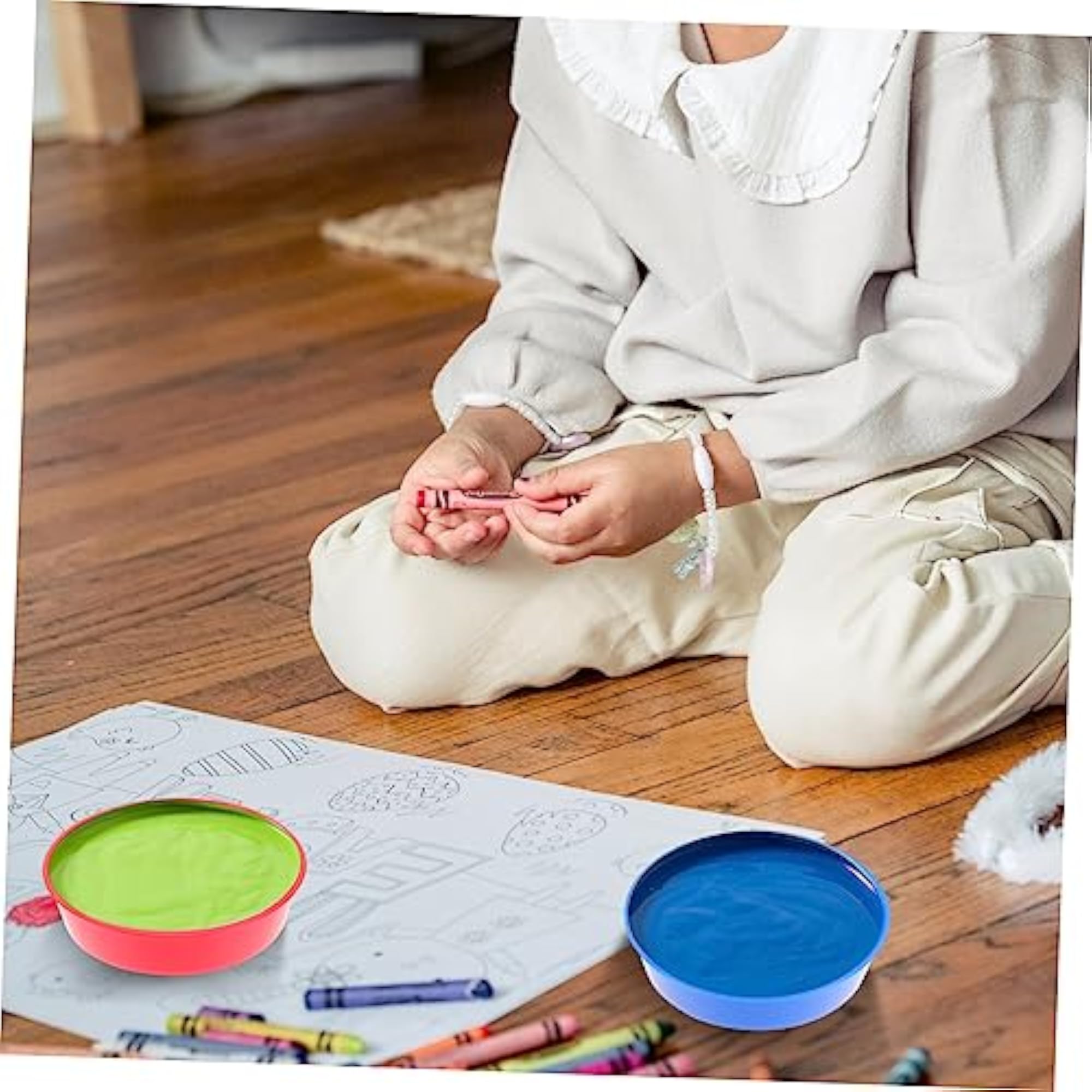 8pcs Art Mixing Bowls and Palette Set for Painting