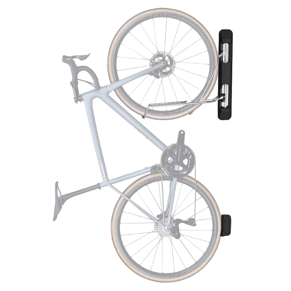 Fahrrad Wandhalterung schwenkbar kompatibel mit 54-70mm Reifenbreite ME84 schwarz DPL2
