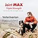 Joint MAX TS Joint Supplement Vet Formulated Pain & Inflammation Relief Treats Hip Dysplasia & Arthritis.Glucosamine, Chondroitin, Turmeric, MSM, HA, Creatine, Omega 3 EPA+DHA. All Dogs 240 Soft Chews