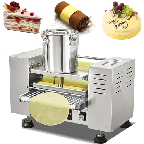 Máquina automática de panqueques comercial con control inteligente de temperatura para hojaldre y panqueques, superficie de cocción de 6 pulgadas