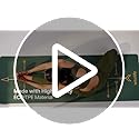 Image of WiseLife TRUE Body BOHO Alignment Yoga Mat + Sleek Yoga Strap for Men & Women, Non-Slip, Extra Wide ECO TPE Exercise Mat for Home, Pilates, Gym & Fitness (Green 8mm)